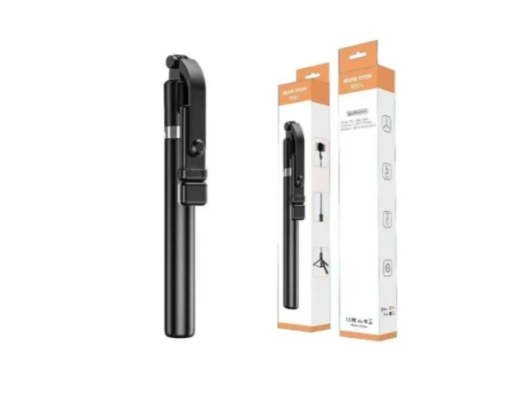 R1SL Selfie Stick With Tripod Stand, Bluetooth, Smartphones